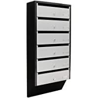 Profirst Quarten 6 - Sistema de buzón- color plateado y negro